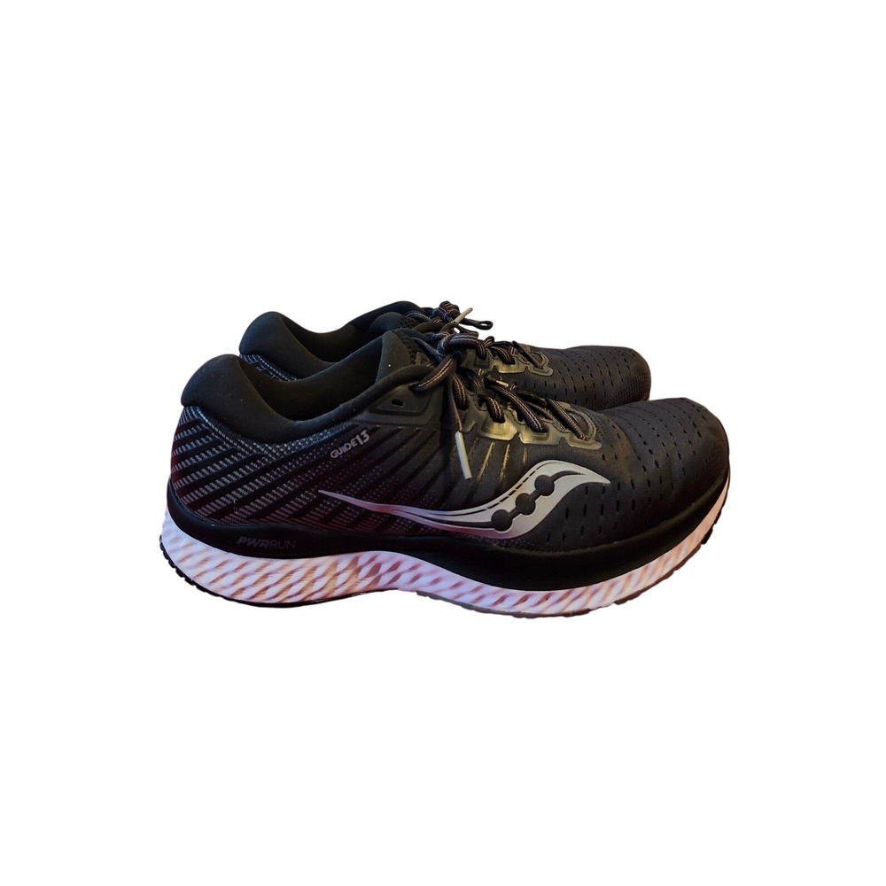 Saucony Guide 13 Womens Running Shoes Black Stability Sneakers S10548-35 Size 9